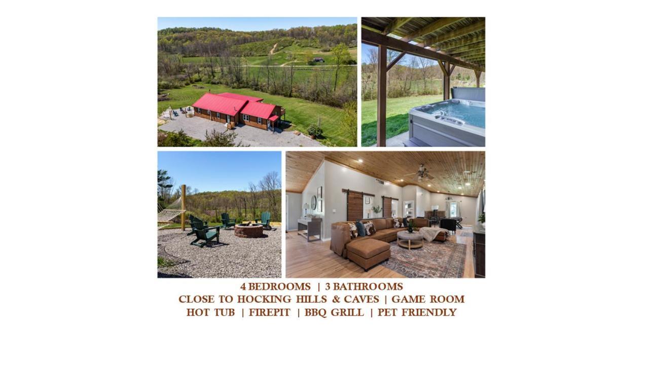 Spacious Cabin Near Hocking Hills And Caves With Hot Tub And Firepit Laurelville Kültér fotó